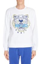 Men's Kenzo Embroidered Tiger Sweatshirt - White