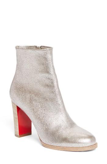 Women's Christian Louboutin Adox Boot Us / 36eu - Metallic
