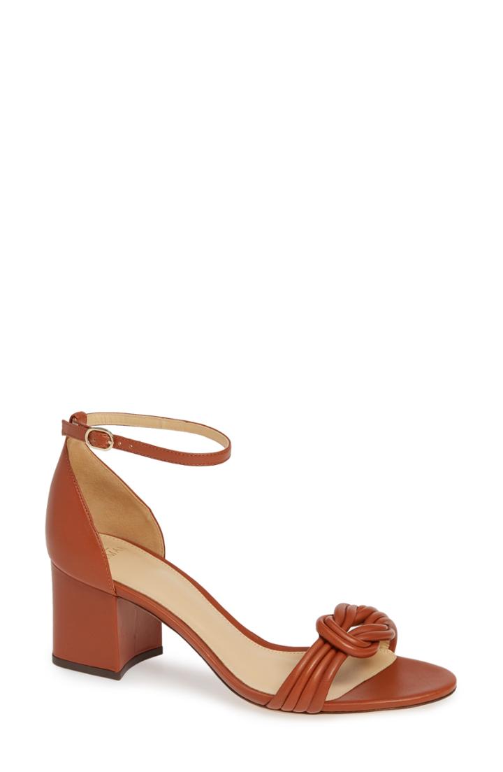 Women's Alexandre Birman Vicky Block Heel Sandal .5 M - Brown