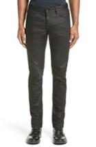 Men's John Varvatos Collection Skinny Fit Coated Jeans R - Black
