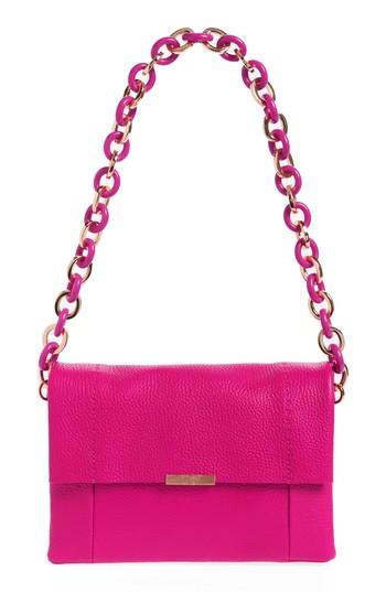 Ted Baker London Ipomoea Leather Shoulder Bag - Pink