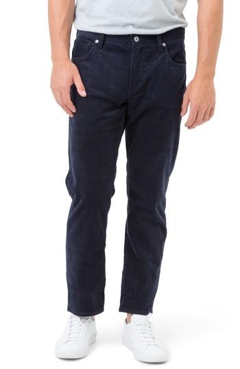 Men's 7 Diamonds Courtland Slim Fit Corduroy Pants X 30 - Blue