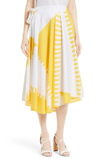 Women's Milly Peyton Wrap Skirt