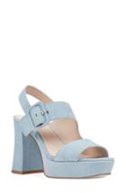 Women's Nine West Lexine - 40th Anniversary Capsule Collection Platform Sandal .5 M - Blue