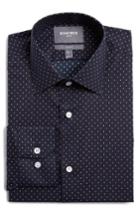 Men's Bonobos Slim Fit Dot Dress Shirt .5 33 - Blue