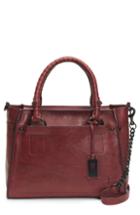 Frye Demi Leather Satchel - Red