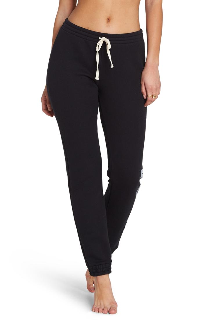 Women's Billabong Logo Joggers - Black