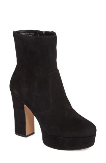 Women's Avec Les Filles Lianna Platform Bootie .5 M - Black