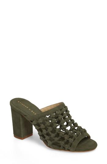 Women's Etienne Aigner Lanai Sandal .5 M - Green