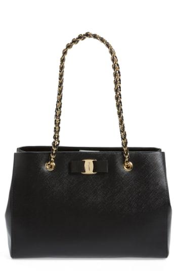Salvatore Ferragamo Melike - Small Leather Shopper -