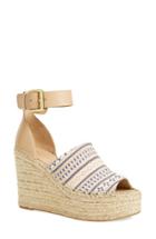 Women's Marc Fisher Ltd 'adalyn' Espadrille Wedge Sandal .5 M - Blue