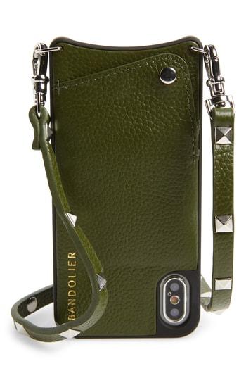 Women's Bandolier Sarah Leather Iphone X/xs Crossbody Case -