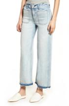 Women's Hudson Jeans Holly High Waist Released Hem Crop Wide Leg Jeans - Blue