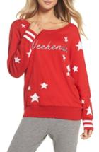 Women's Chaser Weekends Intarsia Sweater - Red