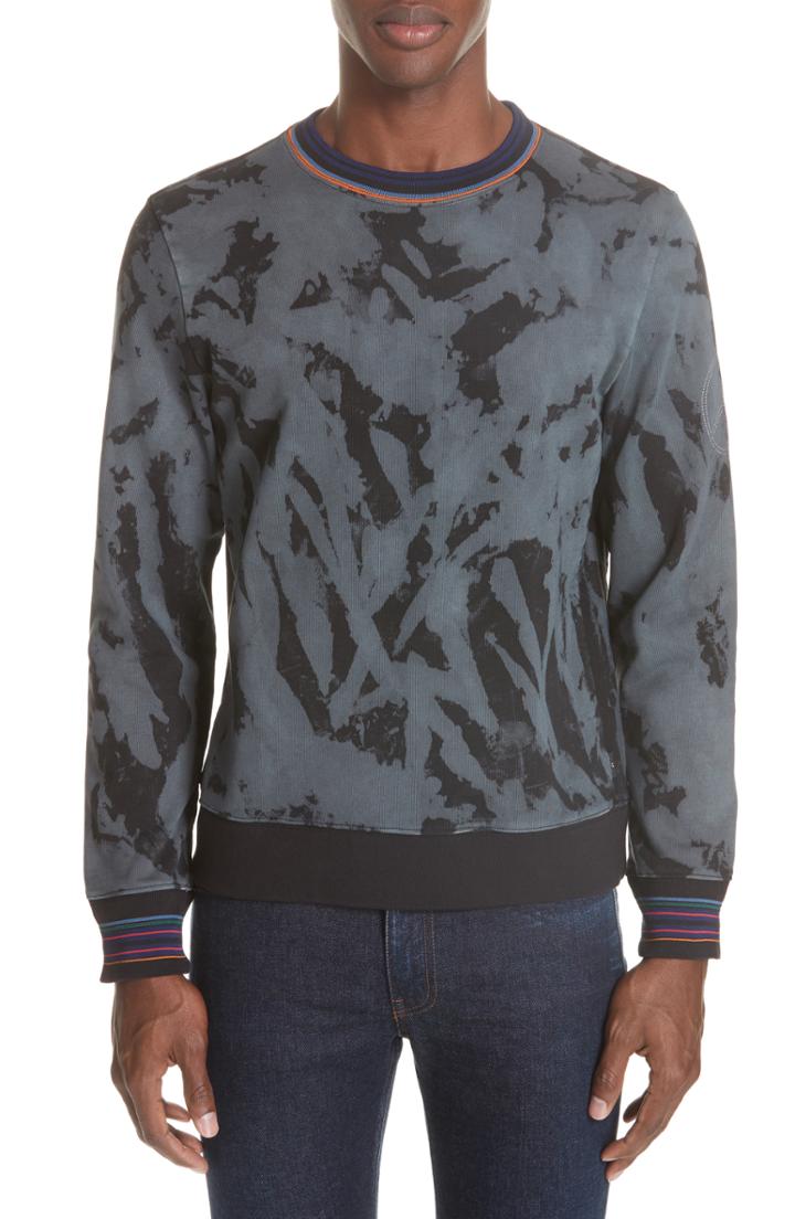 Men's Ps Paul Smith Marble Crewneck Sweatshirt