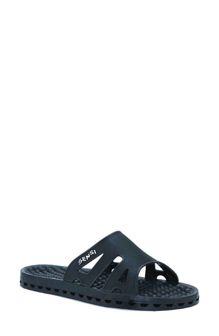 Women's Sensi Regatta Ice Slide Sandal .5 M - Black