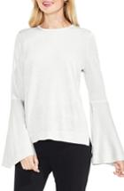 Women's Vince Camuto Bell Sleeve Sweater, Size - White