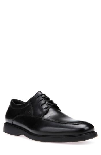 Men's Geox Brayden Moc Toe Derby Us / 40eu - Black