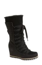 Women's Ugg Mason Waterproof Wedge Boot M - Black