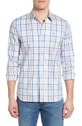 Men's Victorinox Swiss Army Plaid Sport Shirt - Grey