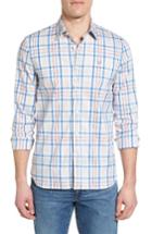 Men's Victorinox Swiss Army Plaid Sport Shirt - Grey