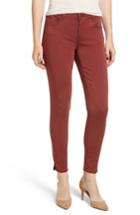 Women's Wit And Wisdom Ab-solution Ankle Skinny Pants - Red
