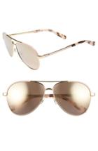 Women's Kate Spade New York Amaris 59mm Sunglasses - Gold/ Pink