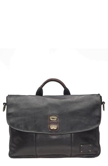 Men's Will Leather Goods 'kent' Messenger Bag - Black