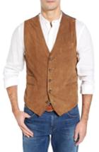 Men's Missani Le Collezioni Lamb Front Vest - Brown