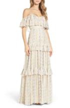 Women's Needle & Thread Cold Shoulder Tiered Gown