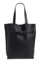 Men's Loewe Leather Tote Bag - Black