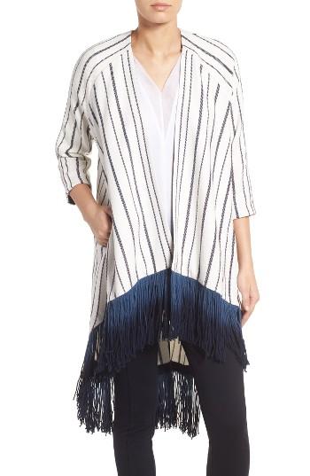 Women's Nic+zoe Wanderer Long Fringe Jacket