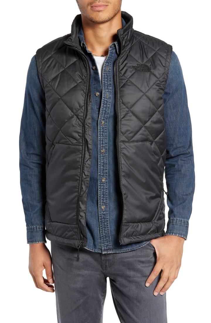 Men's The North Face Cervas Water Repellent Heatseeker(tm) Insulated Vest - Grey