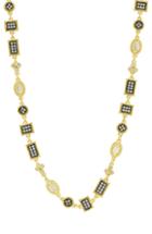 Women's Freida Rothman Imperial Pave Crystal & Mother Of Pearl Necklace