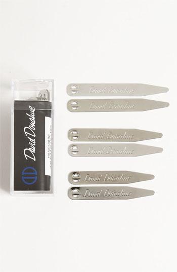 Men's David Donahue Collar Stays (18-pack)