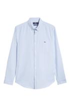 Men's Vineyard Vines Tiloo Cay Slim Stretch Tucker Sport Shirt - Blue