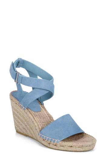 Women's Via Spiga Nevada Espadrille Wedge Sandal M - Blue
