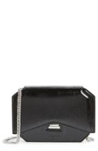 Women's Givenchy 'bow Cut' Patent Leather Wallet On A Chain -