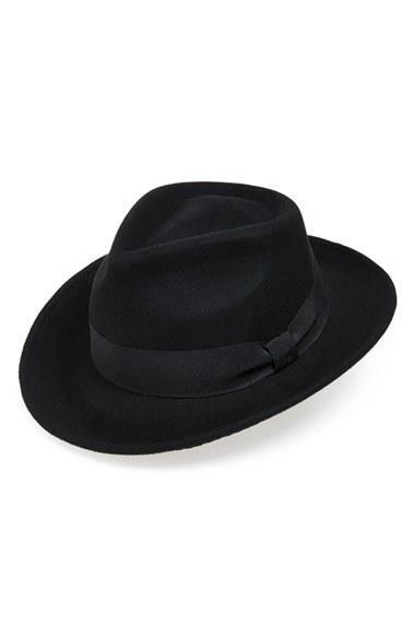 Glory Hats By Goorin Wool Fedora Black