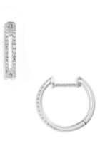 Women's Bony Levy Geo Diamond Hoop Earrings (nordstrom Exclusive)