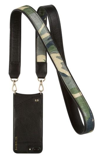 Bandolier Angela Camo Iphone 6/7/8 & 6/7/8 Crossbody Case - Black