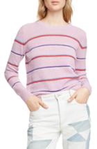 Women's Isabel Marant Etoile Gian Stripe Sweater Us / 34 Fr - Purple