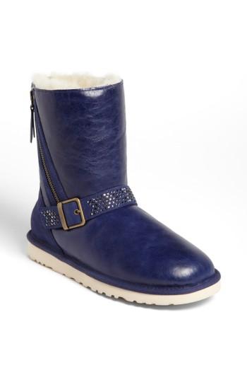 Women's Ugg Australia 'blaise' Swarovski Crystal Moto Boot