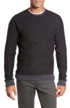 Men's Nordstrom Men's Shop Brushed Fleece Sweatshirt - Grey