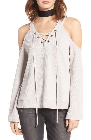 Women's J.o.a. Cold Shoulder Cotton Top