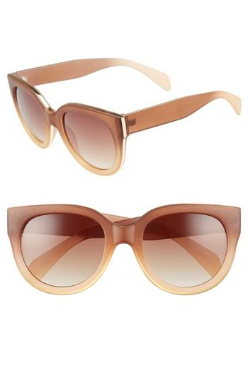 Women's Leith Round Sunglasses - Nude Ombre