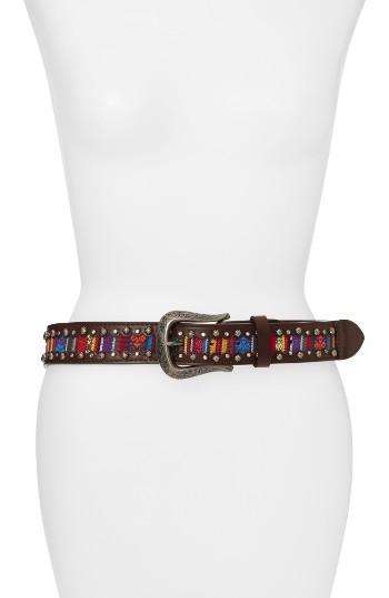 Women's Another Line Western Belt - Brown Multi