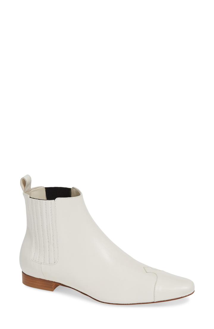 Women's Trademark Heather Western Toe Boot .5us / 38.5eu - White