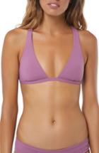 Women's O'neill Saltwater Solids Halter Bikini Top
