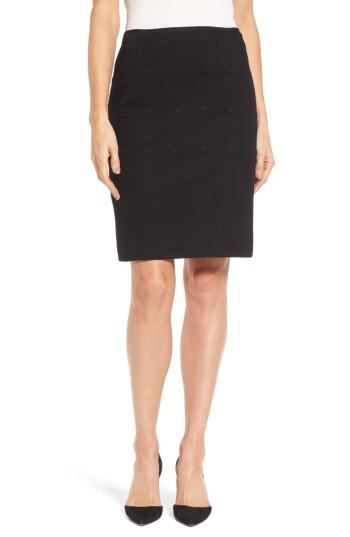 Women's Boss Manelli Jacquard Pencil Skirt R - Black